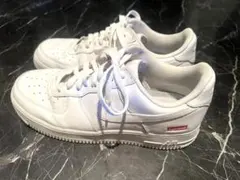 エアフォース1 シュプリーム　白　(自宅クリーニング済み)