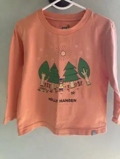 HELLY HANSEN オレンジ 長袖Tシャツ 110