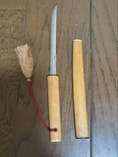 菊大竜 鞘付き 打ち刃物 小刀 青入 - メルカリ