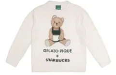 gelato pique パウダーベアジャガードプルオーバー オフホワイト