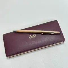 新品未使用 箱付★クロス ボールペン ゴールド ツィスト式 シンプル＆上質！のサムネイル