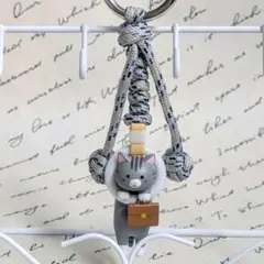 通勤ねこ マスコットボールチェーン さばとら 通学 猫 ガチャ