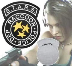「バイオハザード　S.T.A.R.S./スターズ　ラバー製 ワッペン　ブラック」