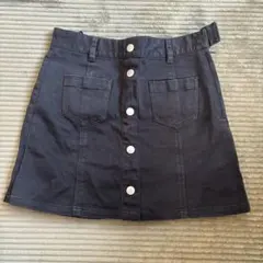 bebe ディアブル 黒タイトスカートパンツ　160cm