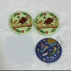 ディズニー 刺繍缶バッジ