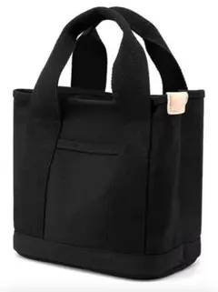 ブラックキャンバストートバッグ　未使用