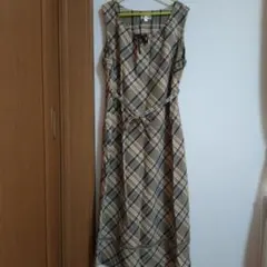 a.i.n. チェック柄 マタニティワンピース