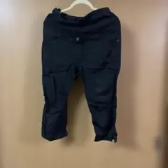 Lサイズ ブラック マタニティパンツ ウェスト調整付き