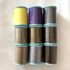 フジックス シャッペスパン 60 ミシン糸 200m 9個 まとめ売り