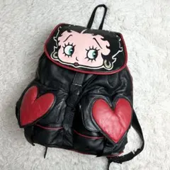 BETTY BOOP ベティブープ ラムレザー リュック ハート 90 BETTY BOOP ベティブープ ラムレザー リュック ハート 90 - メルカリ
