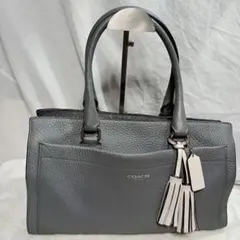 COACH コーチ G1373-25340 ハンドバッグ レザー グレー