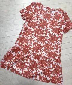 新品タグ付】Rose Tiara オットマングログランローズ柄ワンピース 46