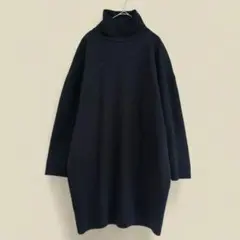 Whim Gazette タートルネック ウールポリエステル チュニック