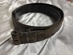 Chrome hearts ローラーベルト バックル無し ブラウン