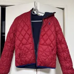 ラルフローレン　ダウン　フリース　リバーシブル10-12歳