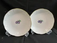 6○ リチャードジノリ Richard Ginori プルーン 皿 2枚セット - メルカリ