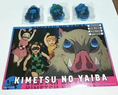 鬼滅の刃 鬼滅 クリアビジュアルポスター カード ここみえ 無限列車 洞窟探検隊