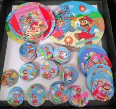 スーパーマリオブラザーズ2 メンコ 6セット 面子 昭和レトロ メンコ