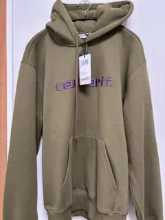 carhartt オリーブ フード付きパーカー L