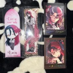 あくねこ展　色紙　ルカス　まとめ売り 悪魔執事と黒い猫 あくねこ展 ルカス 色紙 7枚セット - メルカリ