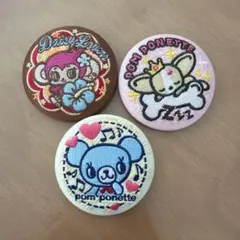 刺繍缶バッジ