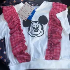 ミッキーマウス　フリルTシャツ　110センチのサムネイル