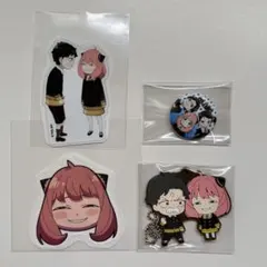 SPY×FAMILY アーニャ ダミアン キーホルダー ステッカー 缶バッジ