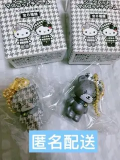 ハローキティ モノクロガーリー シークレットマスコットチャーム タイニーチャム