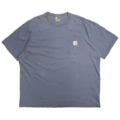 carhartt Tシャツ クルーネック グレー 2XL ビッグサイズ