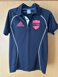 adidas ネイビー ポロシャツ　ゴルフウェア　M