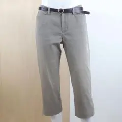春夏　●AMACA　アマカ　ストレッチクロップドパンツ　38●匿名配送のサムネイル