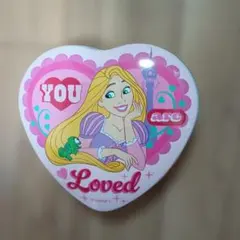 【新品未開封】ラプンツェル ハート型缶　クッキー　クッキー缶