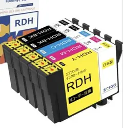 ②エプソン互換インク RDH 4色+K 合計5本のサムネイル