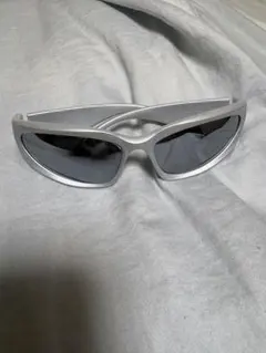 シルバー スポーツスタイル サングラス