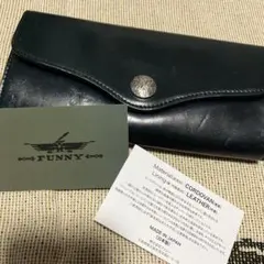 FUNNY コードバン ロングウォレット 長財布