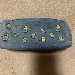 ミニオン デニムポーチ