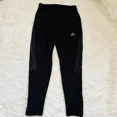 adidas ブラック ジャージパンツ 3本ライン　ユニセックス