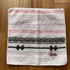 Barbie ストライプタオルハンカチ