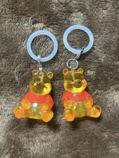 【新品】 2個セット　バンダイ　めじるしアクセサリー　くまのプーさん　ディズニー