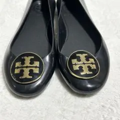 Tory Burch ラバーフラット JELLY REVA ブラック 23相当
