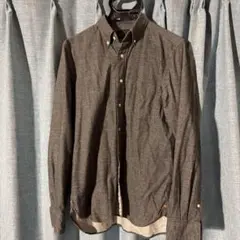 BEAMS ネルシャツ グレーのサムネイル
