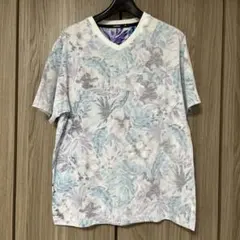 Confirm ボタニカル柄 Vネック ポケットTシャツ トップス Mのサムネイル