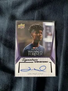 upper deck Letitia Wrigth autograph