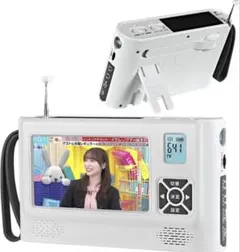 2026発売 4.3インチポータブルテレビ 防災テレビ ワンセグテレビ 液晶
