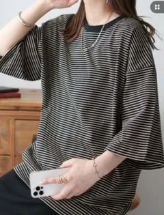 Discord　ボーダーTシャツ