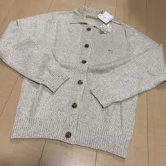 タグ付き新品　マドモアゼルノンノン　ニット　カーディガン　長袖　Ｍ　綿　シルク