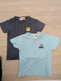 90cm トミカ プラレール チ半袖Tシャツ2枚セット
