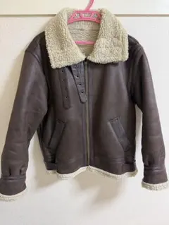 ungrid　フェイクムートンボアブルゾン