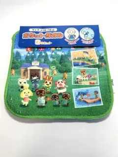 新品 あつまれどうぶつの森 プチタオル ミニハンカチ キッズ 3枚セット