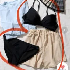 オシャレボ ビキニ ショートパンツ3点XLサイズのサムネイル